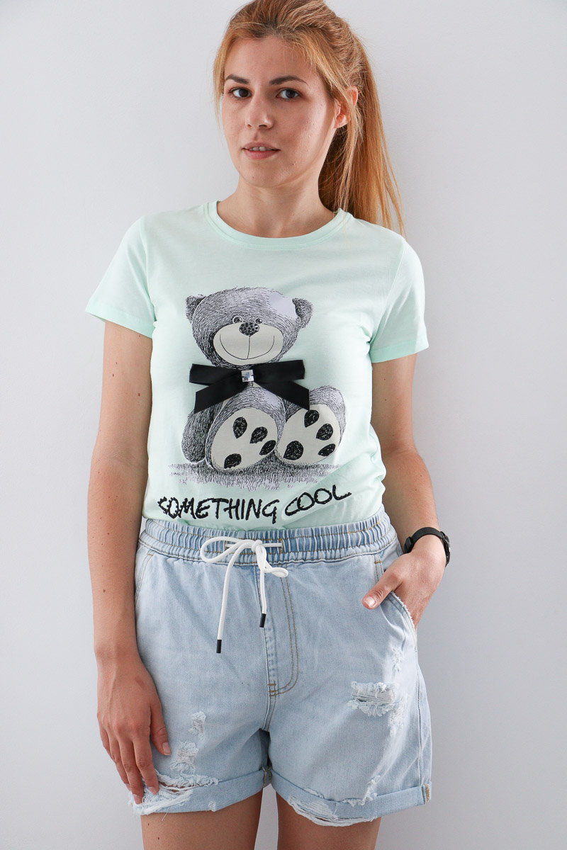 Дънков къс панталон