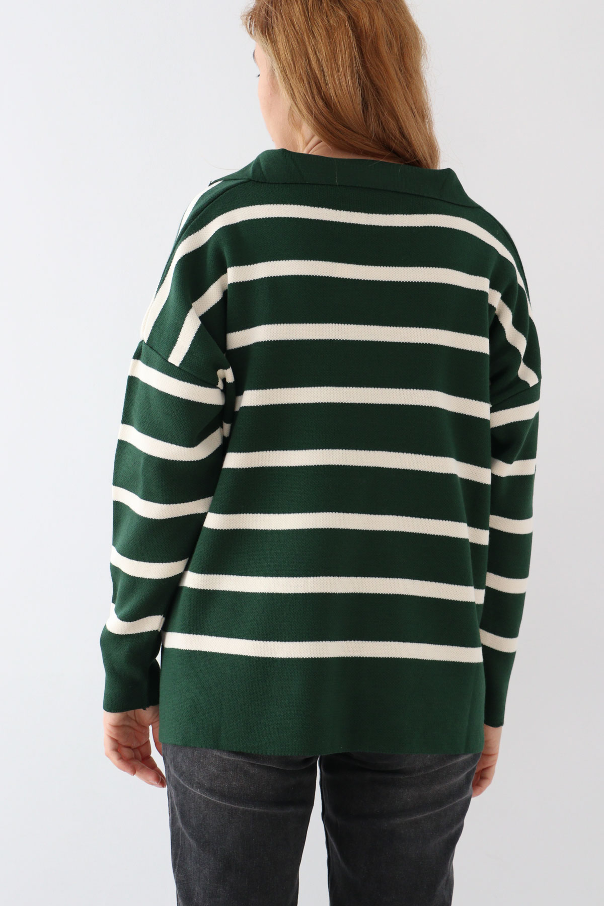 Блуза райе с яка MIXRAY - Image 3