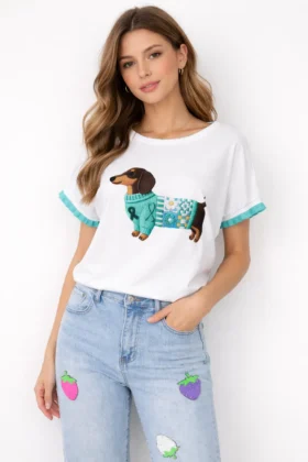 Тениска с дакел