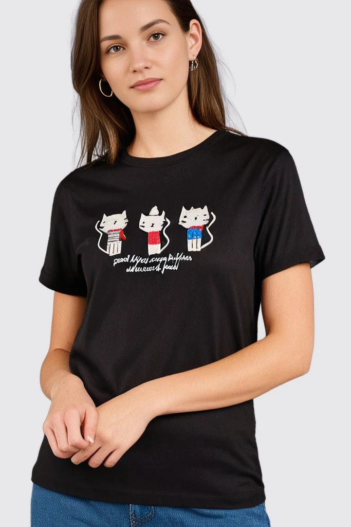 Тениска с котки