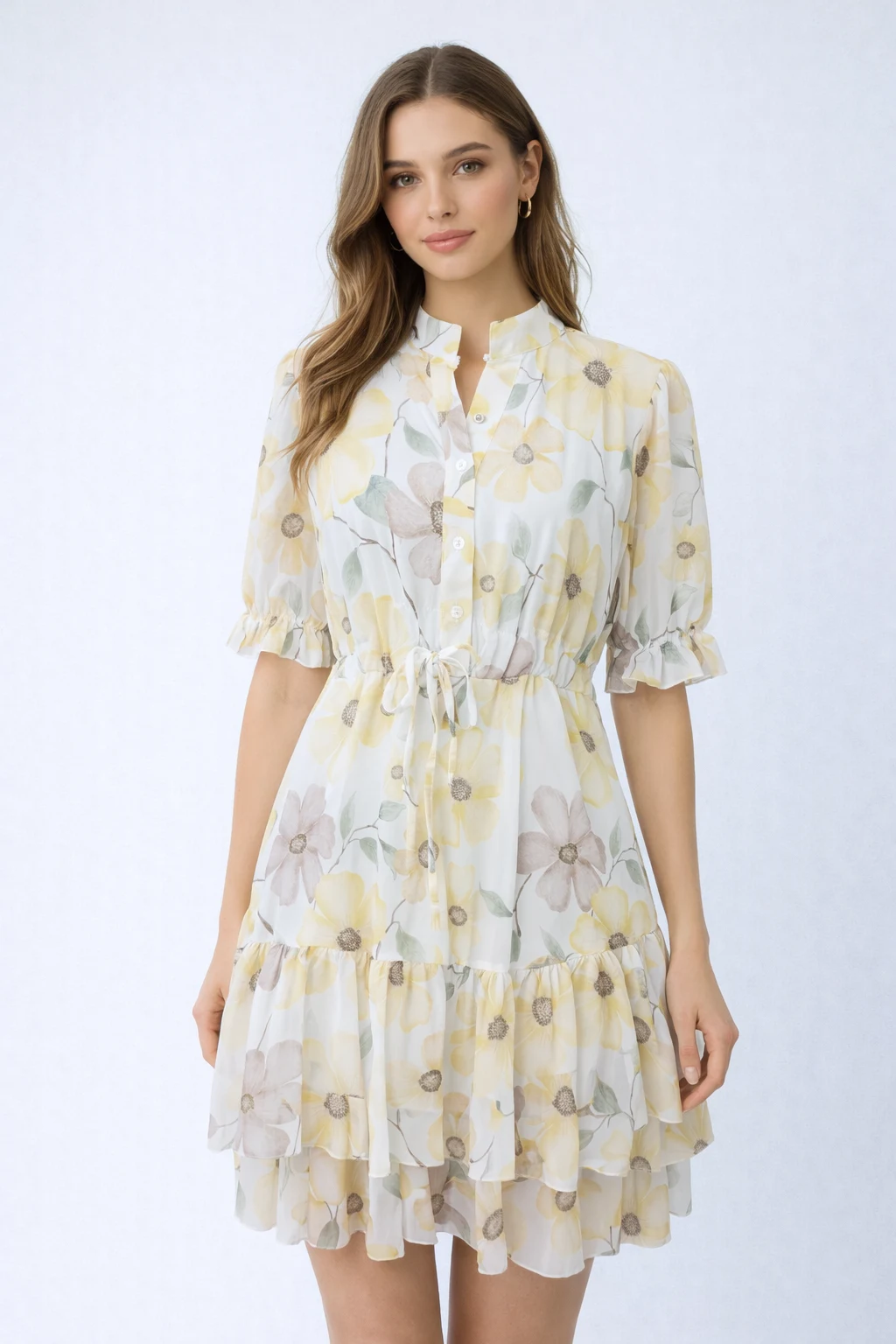 Рокля шифон