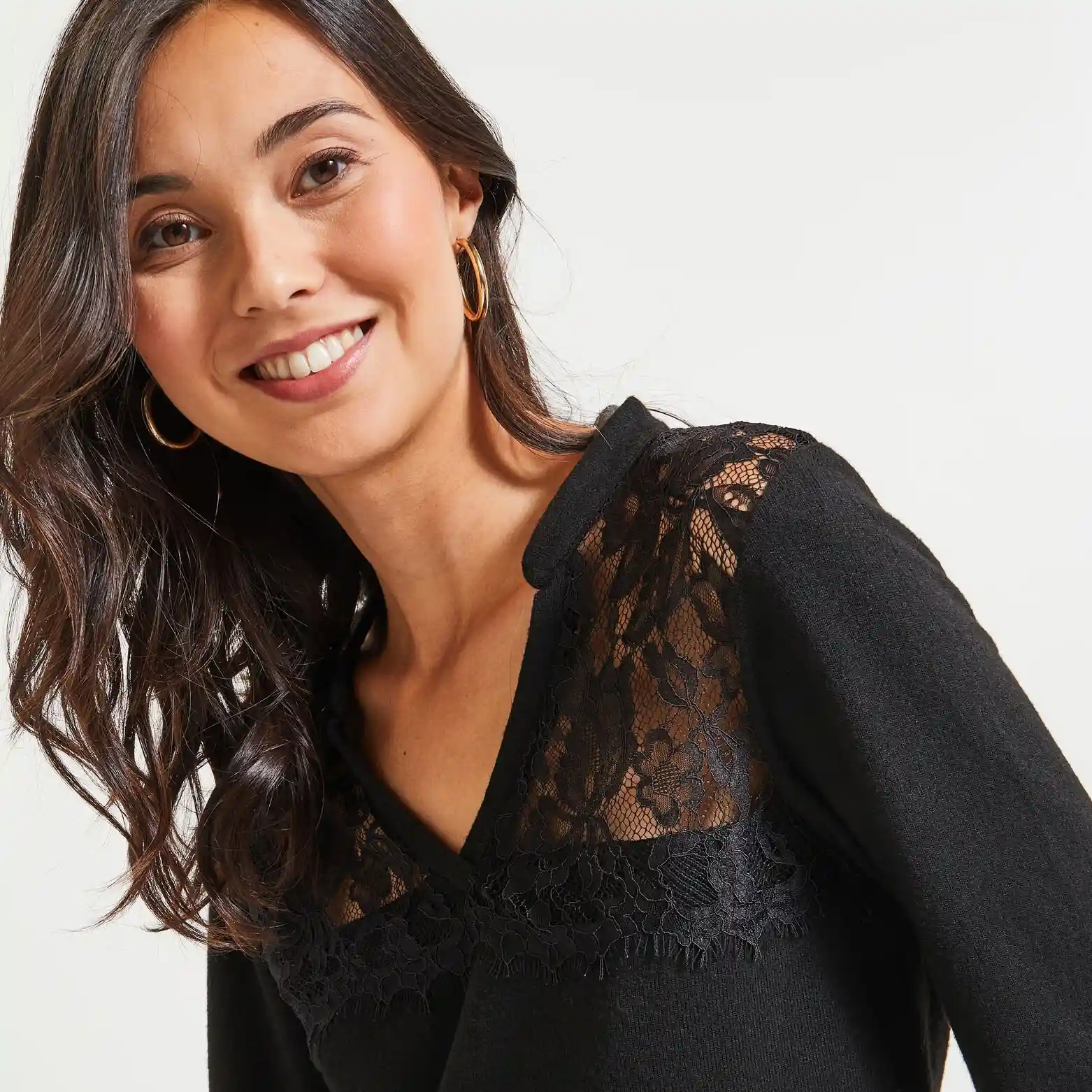 Блуза с дантела Grain de malice - Image 4