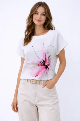 Блуза с пеперуда