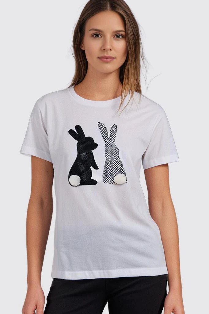 Тениска със зайци X-trap