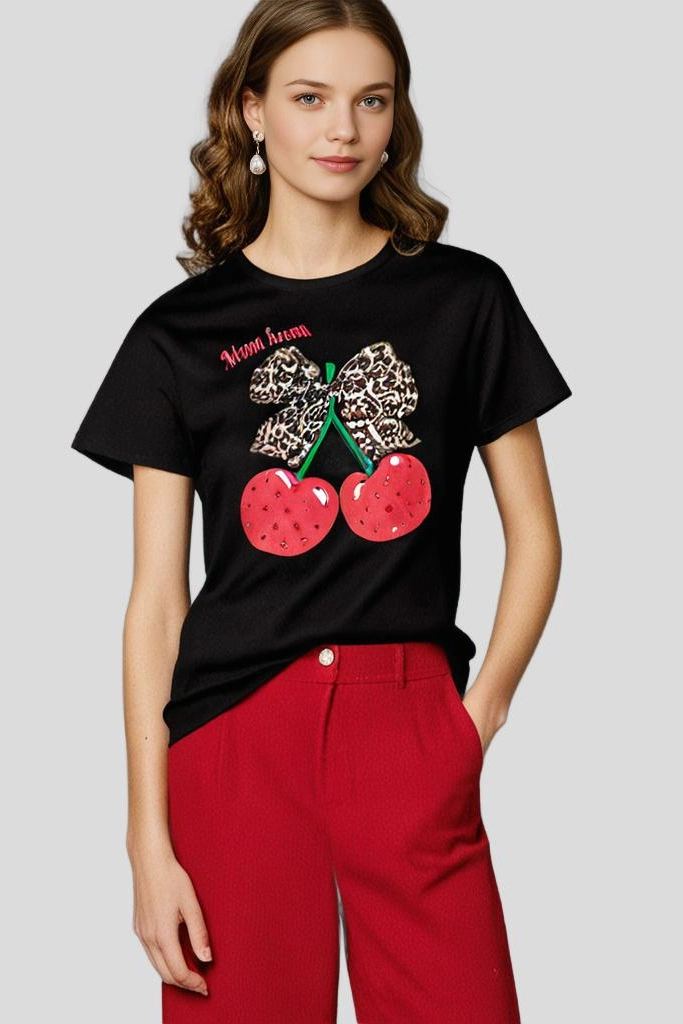 Тениска с череши