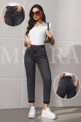 Mom fit дънки с тесен крачол