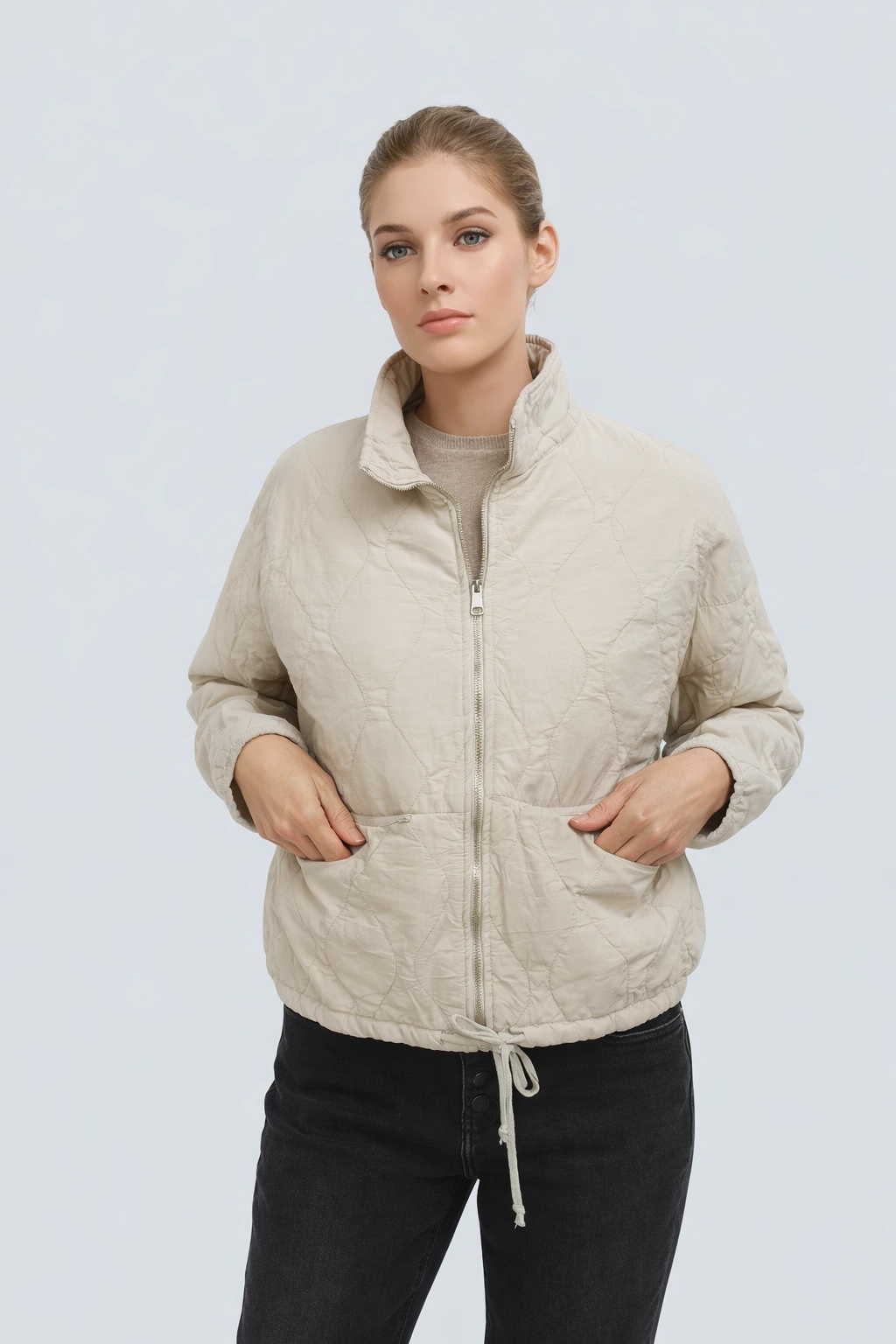 Пролетно памучно свободно яке