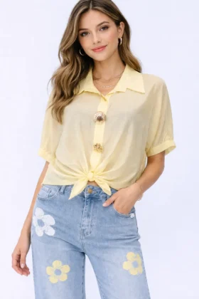 Къса жълта ризка