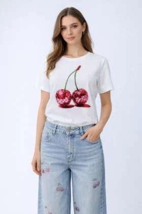 Тениска с череши