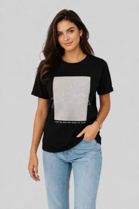 Тениска с цвете X-trap