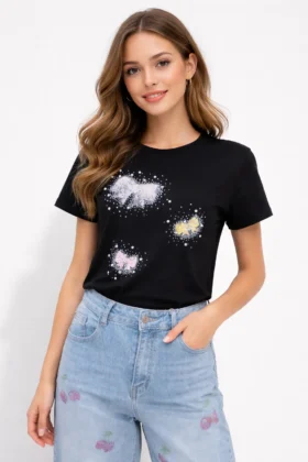 Тениска с пеперди