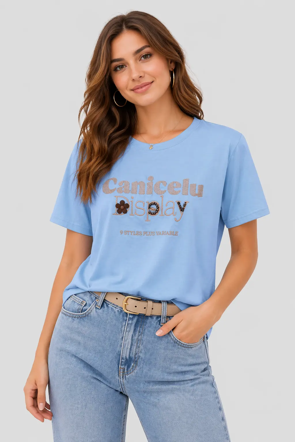 Тениска с надпис