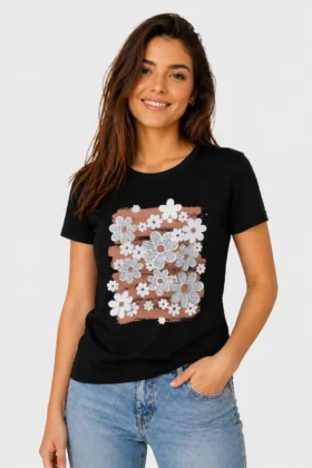 Tениска с цветя X-trap