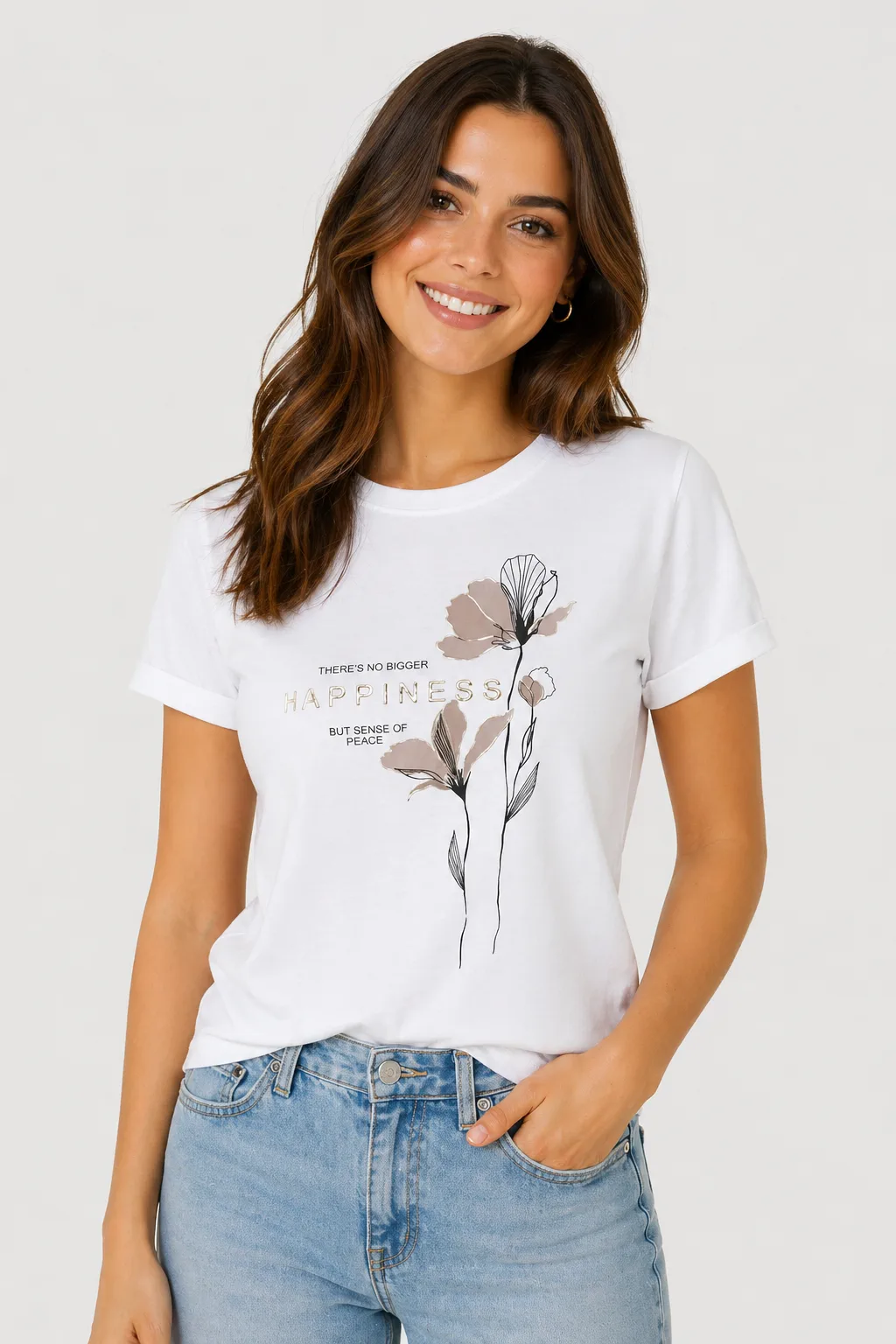 Тениска с цвете X-trap